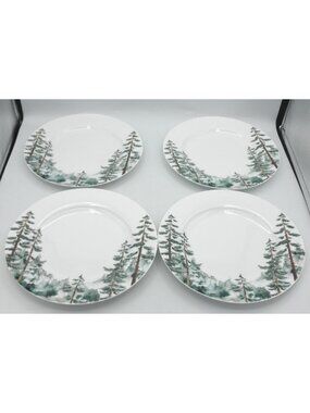 Watercolor Forest by Mikasa 9-14 Inch Salad Plates Set of 4 Pattern Code: MIKWAF